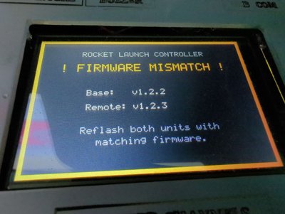 Firmware mismatch
