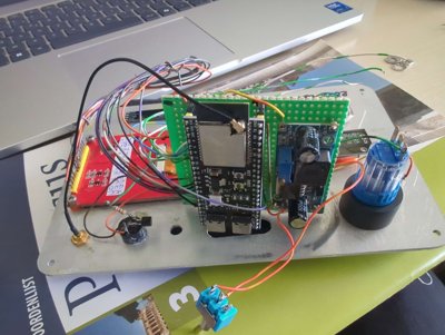 Remote ESP32 under construction