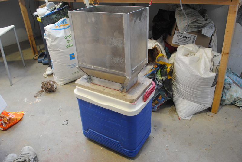 Homemmade malt mill