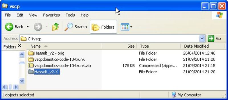 Mespelare VSCP firmware