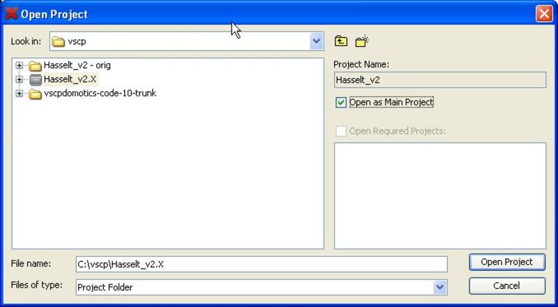 Mespelare VSCP firmware