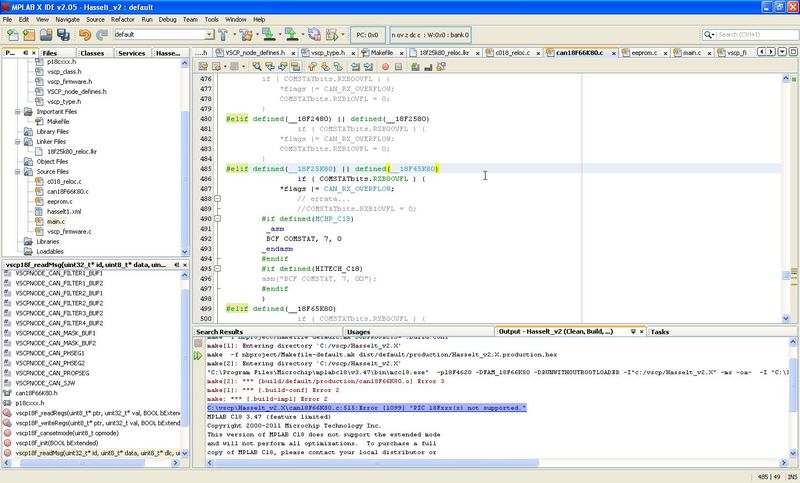 Mespelare VSCP firmware