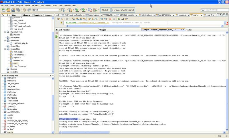 Mespelare VSCP firmware