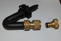 Snelkoppeling voor flessenspoeler