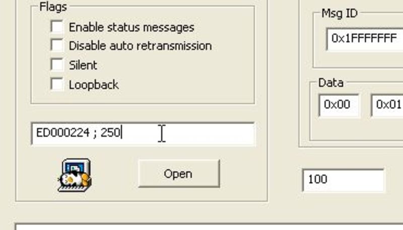 set the correct module serial number and bus speed