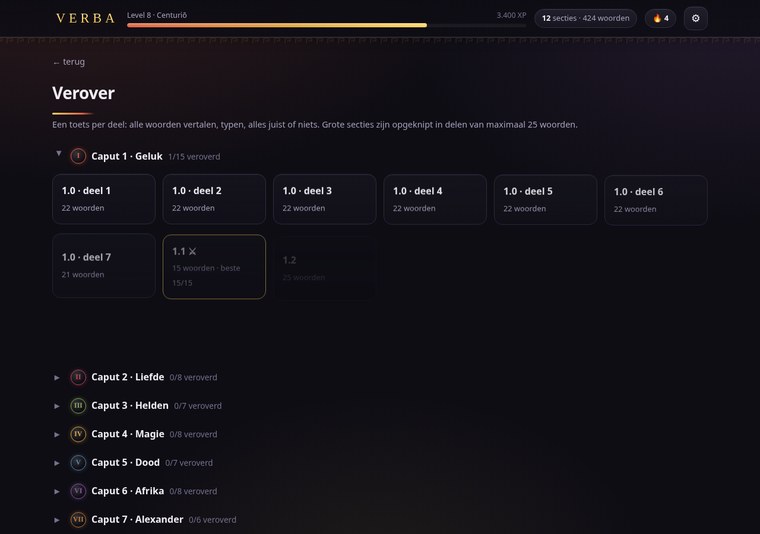 The conquest screen